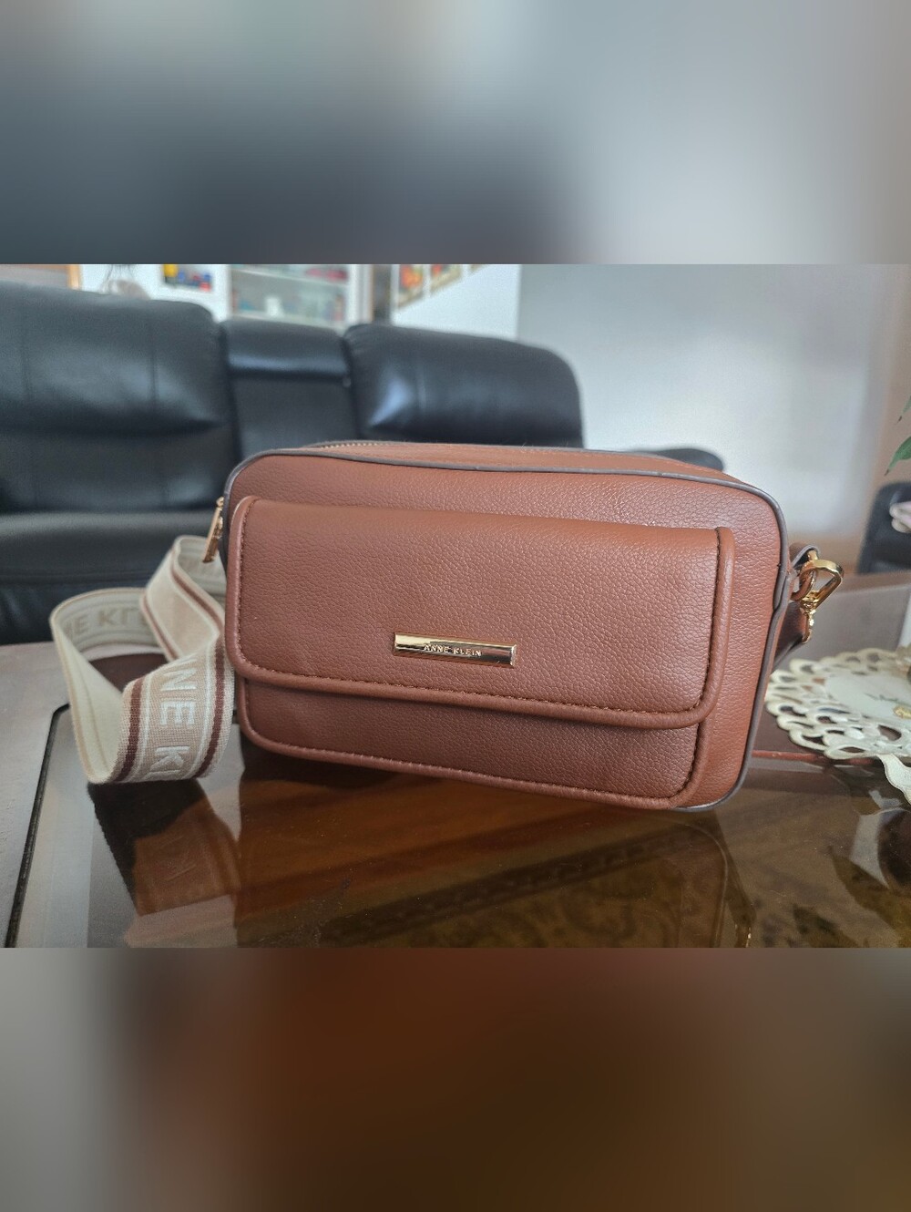 Anne Klein camera-style crossbody bag
